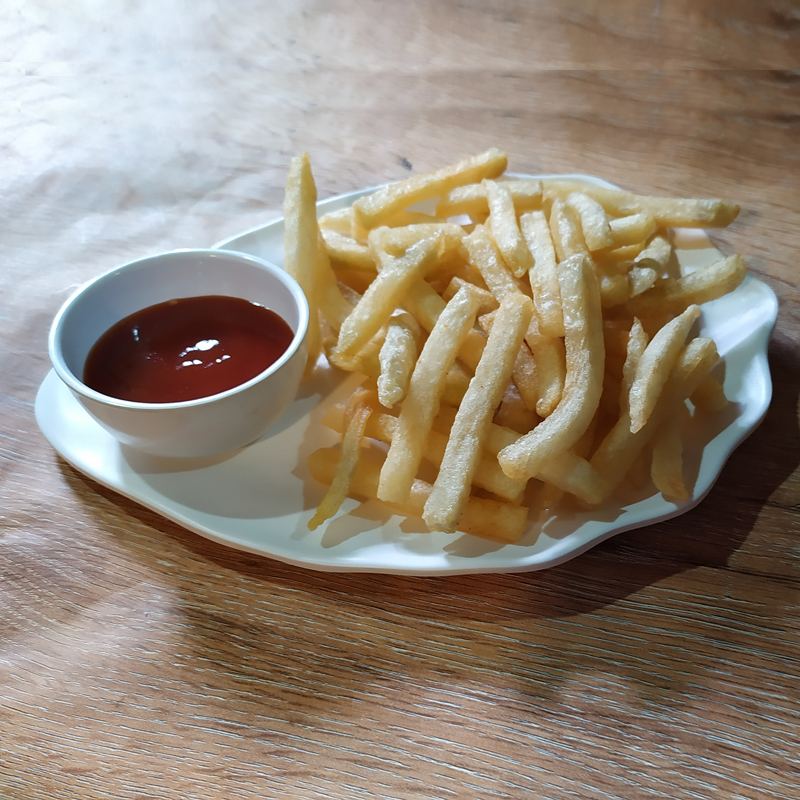 French Fries cafe chocolate mania