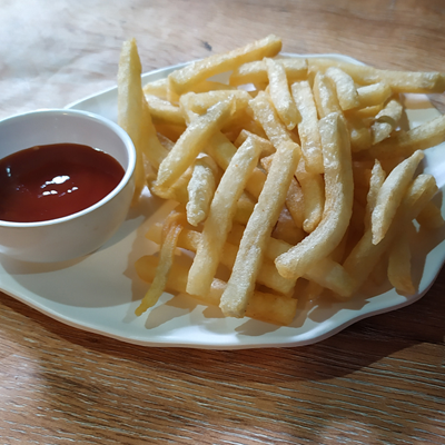 Frozen French Fries cafe chocolate mania